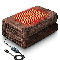 Amazon.co.jp : 電気毛布 電気ひざ掛け 【LEDディスプレイ表示 3段階